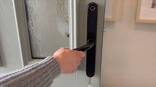 QUOYA D1 Smart Door Lock Handle- How to open lock when battery is dead.