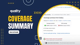 Codacy update: Coverage summary on GitHub