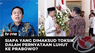 Saran Luhut ke Prabowo, Burhanuddin: Jelas Punya Bobot Politik Tingkat Tinggi | tvOne
