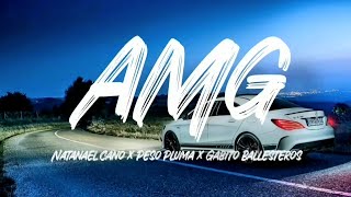 AMG - Natanael Cano Ft. Peso Pluma, Gabito Ballesteros (Letra/English Lyrics)