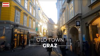 Graz Old Town Walking Tour [Fall 2022][4K]