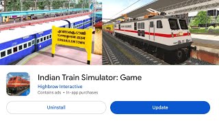 Indian Train Simulator New Update | Crash Issue Fixed | No Tech Update | Game developer Back