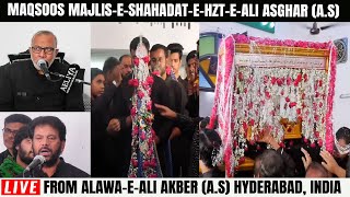 🔴 LIVE: 2 Safar 2023 | Maqsoos Majlis-e-Shahadat-e-Hzt-e-Ali Asghar (A.S) From Alawa-e-Ali Akbar A.S