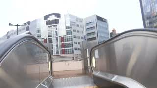 錦糸町駅前歩道橋の錦糸町駅側エスカレーター（4号機）