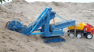 BIGGEST Bucket Wheel Excavator Truck from Wooden & Zinc - DIY Machine Technology Harvesting Sand