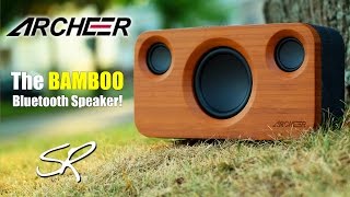 Archeer A320 25W Bluetooth Speaker Review | The BAMBOO Wireless Speaker! | Raymond Strazdas