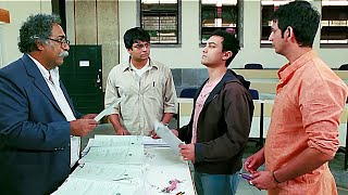 Aamir Khan Ki Chalaki - 3 Idiots Exam Scene - Sharman Joshi - R.Madhavan
