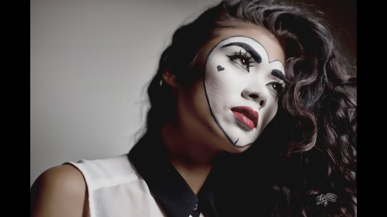 Pretty Mime Makeup Tutorial Saubhaya Makeup