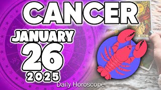 𝐂𝐚𝐧𝐜𝐞𝐫 ♋ HUGE SURPRISE 🎁 is COMING Into YOUR LIFE❗💸 Horoscope for today JANUARY 26 2025 🔮 #horoscope