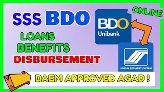 SSS Loan Claim BDO Disbursement: How to Enroll BDO to SSS Loans | Benefits Disbursement Online
