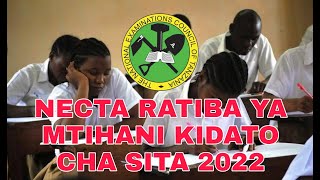 NECTA RATIBA YA MTIHANI KIDATO CHA SITA 2022