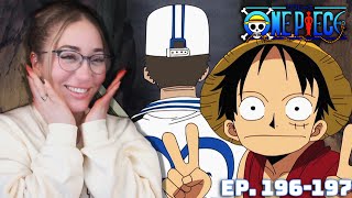 LUFFY is HILARIOUS!! ENTERING G-8! 🤣🤣 FIRST TIME WATCHING ONE PIECE Episodes 196 & 197 REACTION!