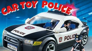 Car Toy Police Station Motorcycle Police Truck Helicopter Emergency Vehicle Children Block Assembly