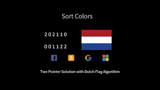 Solving Colors Sort Problem Using Dutch Flag Algorithm
