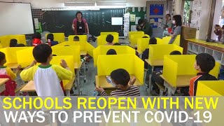 Schools reopen with new ways to prevent COVID-19 outbreak | Taiwan News | RTI