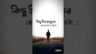 যখন প্রিয় মানুষ ছেড়ে যায়! Breakup Status #emptiness #shorts