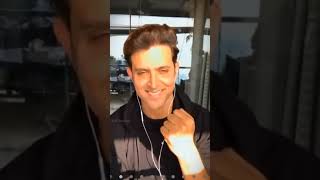 Hrithik Roshan Expressions while Connecting To Zoom Meeting With Fans ||