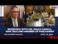 Interview with Mr. Paulo Garcia, New Zealand Member of Parliament