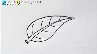 How to draw a leaf | Pata Drawing easy | Pencil Drawing