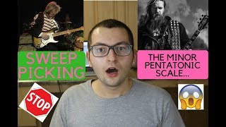 Sweep Picking 'The Minor Pentatonic Scale' LESSON