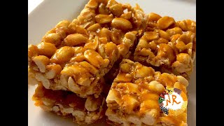 மொறு மொறு கோவில்பட்டி கடலை மிட்டாய் | Kovilpatti Kadalai Mittai recipe |Peanut bar-English subtitles