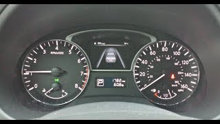 2014 Nissan Altima Driver Information Display