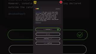 JavaScript Quiz For Beginners 🧠 | Question 30 #coding #javascript #tutorial #quiz #beginner