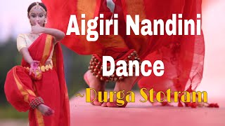 Aigiri Nandini Nandita Medini Dance Cover |Navaratri and Durga Puja Special by Kusum Bhakta