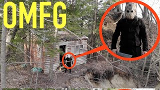 you won't believe what my drone caught on camera in the Jason Voorhees Forest | we found him!!