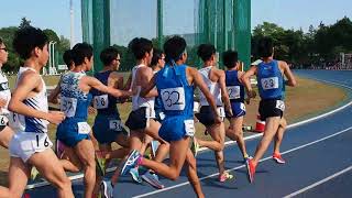 日体大記録会　男子5000m 第20組　2018年4月22日