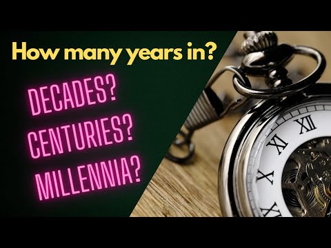 How many decades are in 14 Millennials?