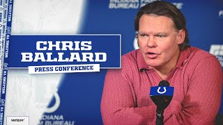 2024 NFL Draft Night 2 | GM Chris Ballard Press Conference