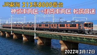 313系8000番台 静岡転属回送