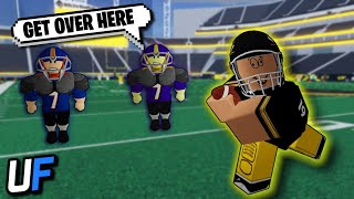 I TOOK OVER A PUBLIC MATCH IN ULTIMATE FOOTBALL!? 😱 (ROBLOX)