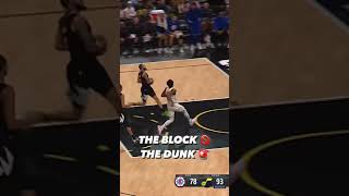 Jazz BLOCK and Dunk the Clippers - NBA highlights | #Shorts
