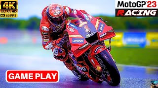 MOTOGP 23 PC Gameplay Walkthrough [ 4K 60FPS PC ] - No Commentary ( FULL GAME )