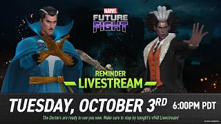 MARVEL Future Fight v940 Update Livestream