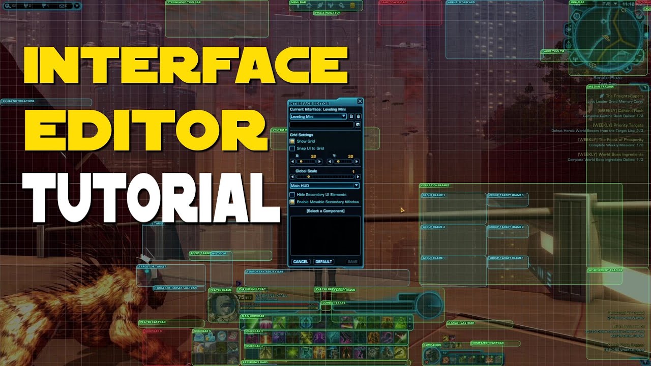 SWTOR Interface Editor Tutorial - YouTube