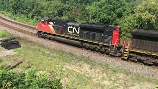 CN Train 397 8935  2723 2312 Dundas Subdivision Hamilton West Hamilton Ontario Canada To Sarnia