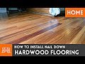 How to install hardwood flooring (Nail down) // Home Renovation | I Like To Make Stuff