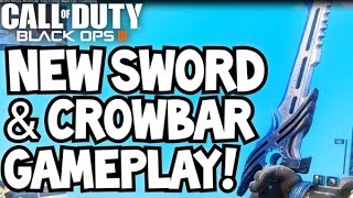 NEW SWORD in BLACK OPS 3! NEW MELEE WEAPONS GAMEPLAY! FURYS SONG SWORD & IRON JIM CROWBAR IN BO3 DLC