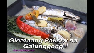 Ginataang Paksiw na Galunggong