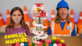 Handyman Hal Builds a Gumball Machine | Awesome show for Kids