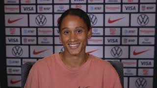 LYNN WILLIAMS “ NOW WE ARE FOCUS IN THE WORLD CUP QUALIFIERS..” #uswnt #soccer #wwc