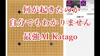 【かつてない衝撃の結末】最強AI Katagoとの４子局【囲碁】