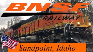 Spotted westbound BNSF #3929 in 2 places.  North of Sandpoint, then 12 miles south in Sagle, Idaho.