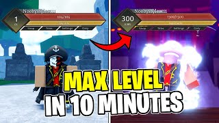 How to Get MAX LEVEL IN 10 MINUTES In Fruit Battlegrounds!