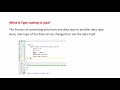 What is Type casting | Type Conversion in java?