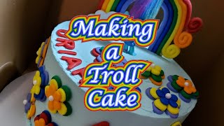 Making a Troll Birthday Cake!