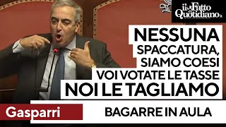 Gasparri show, gira la frittata e nega l'evidenza: \